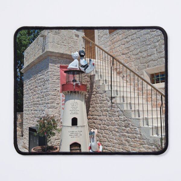 Item preview, Lighthouse & Cats, Zlarin, Croatia designed and sold by wiggyofipswich.