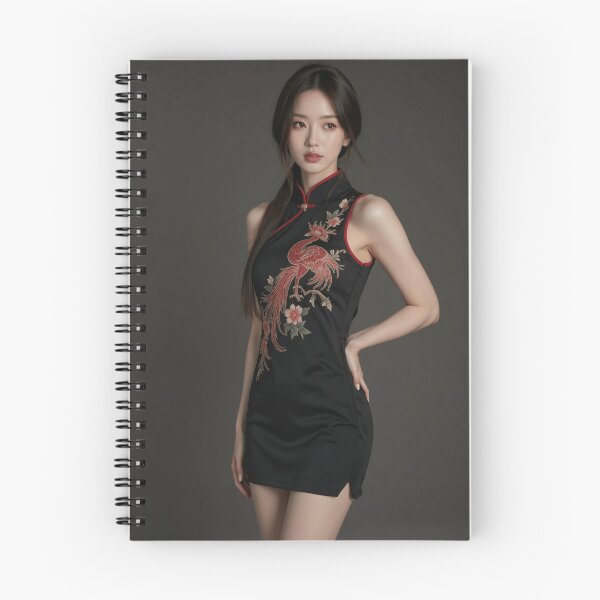 Item preview, Black Phoenix – Crimson and Gold Elegance designed and sold by SEIMEI2025.