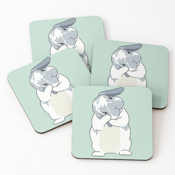 Item preview, Washing Face Holland Lop Bunny Broken Grey designed and sold by tayaan.