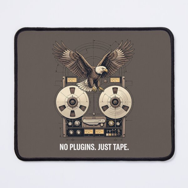 Item preview, Reel To Reel Eagle Art - Music Producer Vintage Studio Gear designed and sold by SplashTastic.