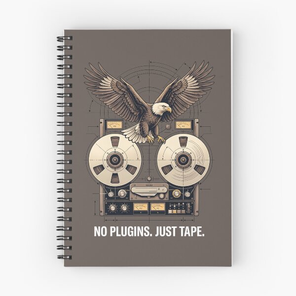 Item preview, Reel To Reel Eagle Art - Music Producer Vintage Studio Gear designed and sold by SplashTastic.