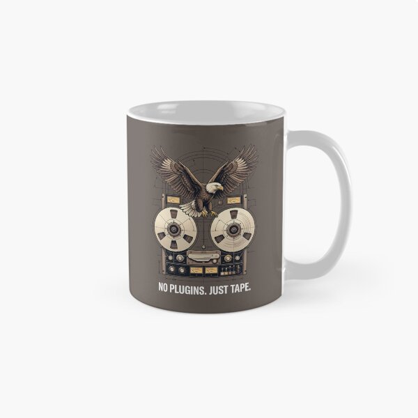 Item preview, Reel To Reel Eagle Art - Music Producer Vintage Studio Gear designed and sold by SplashTastic.