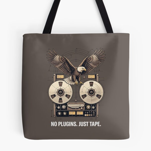 Item preview, Reel To Reel Eagle Art - Music Producer Vintage Studio Gear designed and sold by SplashTastic.