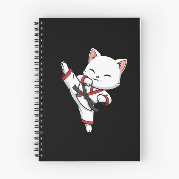 Item preview, Martial Arts Cat Black Belt Karate Kick designed and sold by PopStars1993.