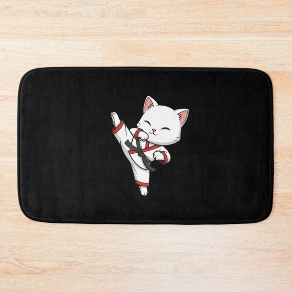 Item preview, Martial Arts Cat Black Belt Karate Kick designed and sold by PopStars1993.