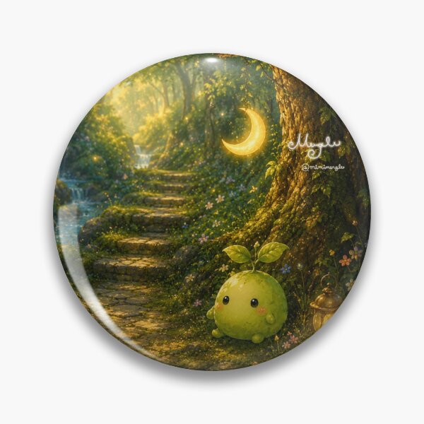 Item preview, Enchanted Mergle Forest Path with a Little Leaf Spirit designed and sold by Minimergle.
