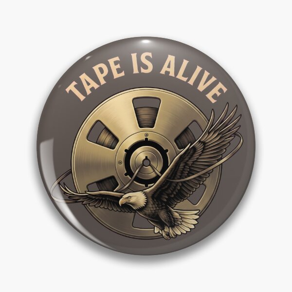 Item preview, Tape Reel Eagle Graphic - Audiophile Retro Music Lover designed and sold by SplashTastic.