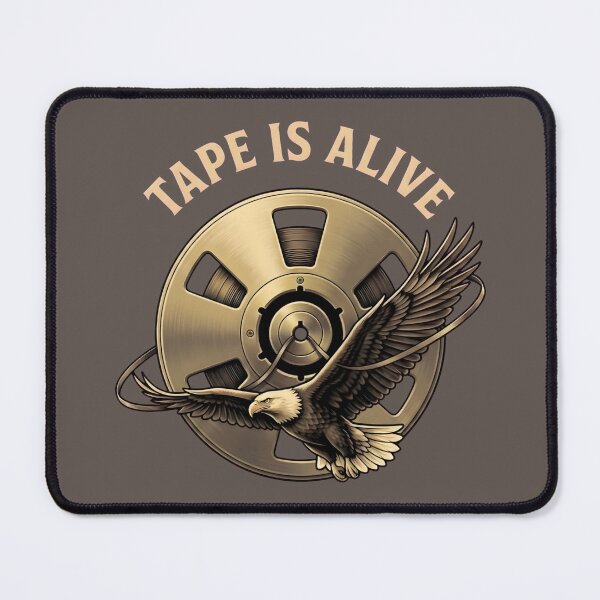 Item preview, Tape Reel Eagle Graphic - Audiophile Retro Music Lover designed and sold by SplashTastic.