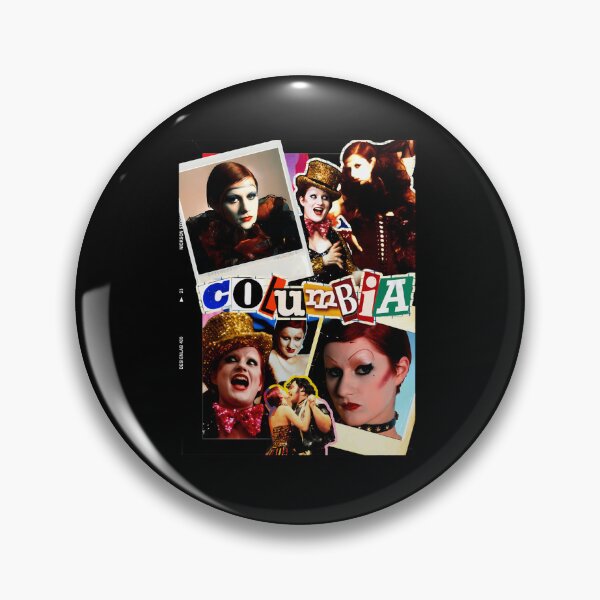 Item preview, The Rocky Horror Picture Show Columbia - Frank N Furter Red Lips, RIP Tim Curry Memorial, 1946 2026 Tim Curry Tribute designed and sold by MaryBecky.