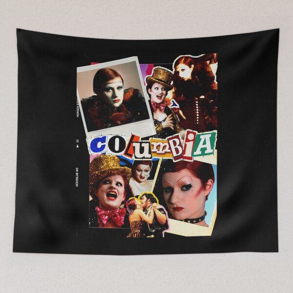 Item preview, The Rocky Horror Picture Show Columbia - Frank N Furter Red Lips, RIP Tim Curry Memorial, 1946 2026 Tim Curry Tribute designed and sold by MaryBecky.