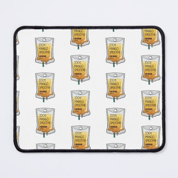 Item preview, 100% Pure Mango Smoothie IV Bag Cute Funny Nurse Doctor Gift Sticker designed and sold by ORI-ginal Weirdos: The Weirdly Wonderful Crew.