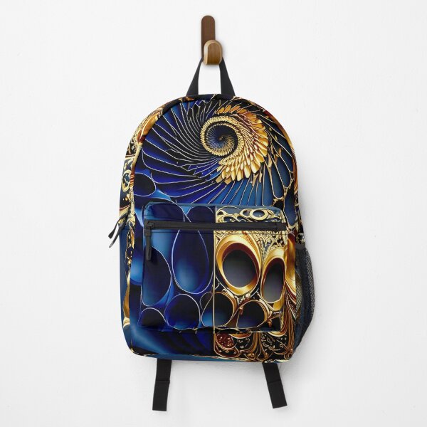 Item preview, Intricate Duality of Royal Navy Velvet and Gold Filigree designed and sold by Vicky Brago-Mitchell®.