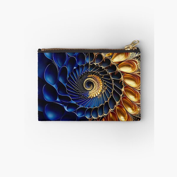 Item preview, Intricate Duality of Royal Navy Velvet and Gold Filigree designed and sold by Vicky Brago-Mitchell®.