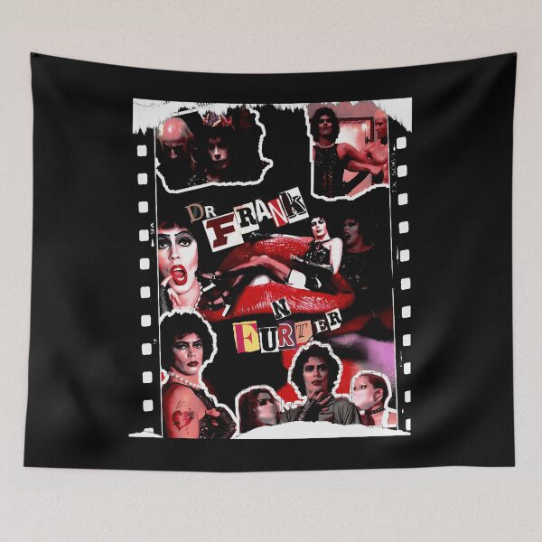Item preview, The Rocky Horror Picture Show, Frank N Furter Red Lips, RIP Tim Curry Memorial, 1946 2026 Tim Curry Tribute designed and sold by MaryBecky.