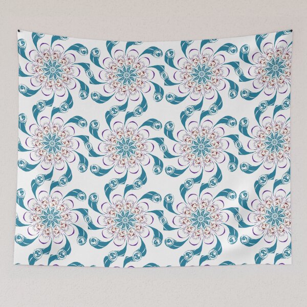 Aperçu de l'œuvre Mosaïque turquoise créée et vendue par RoseRedRegalia.