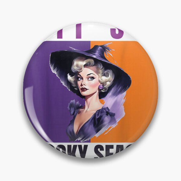 Item preview, It's Spooky Season Retro Witch T-Shirt designed and sold by BlaqboyDesigns.