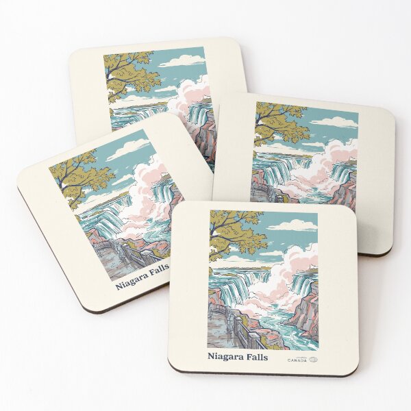 Item preview, Niagara Falls Vintage Retro Canada Travel designed and sold by RareDeerArt.