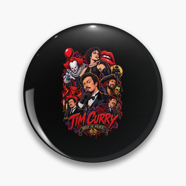 Item preview,  Frank N Furter Red Lips, RIP Tim Curry Memorial, 1946 2026 Tim Curry Tribute, The Rocky Horror Picture Show designed and sold by MaryBecky.