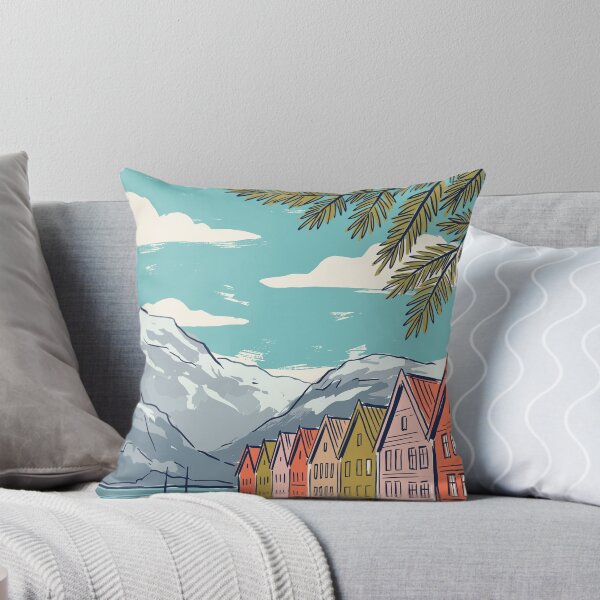 Item preview, Oslo Vintage Retro Norway Travel designed and sold by RareDeerArt.