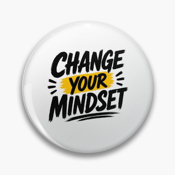 Item preview, Change Your Mindset – Motivational Mindset & Personal Growth Design designed and sold by Lovestickerco.