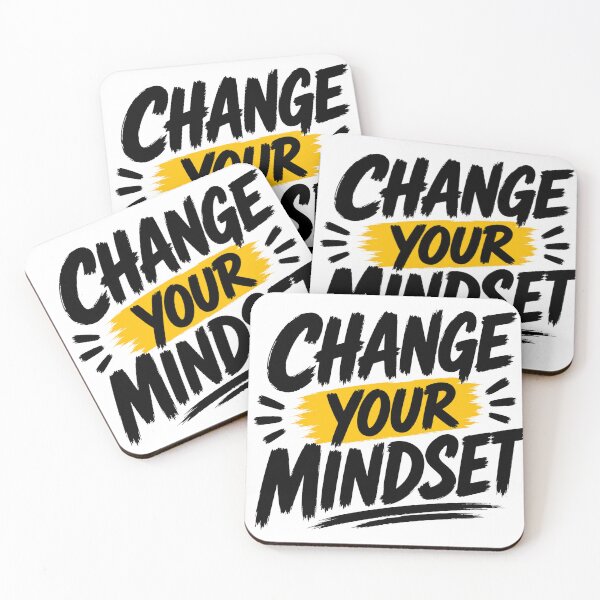 Item preview, Change Your Mindset – Motivational Mindset & Personal Growth Design designed and sold by Lovestickerco.