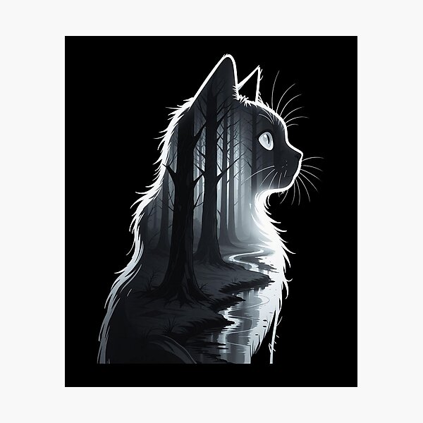 Item preview, Cat Profile for Halloween. designed and sold by Birdie and Flynn.