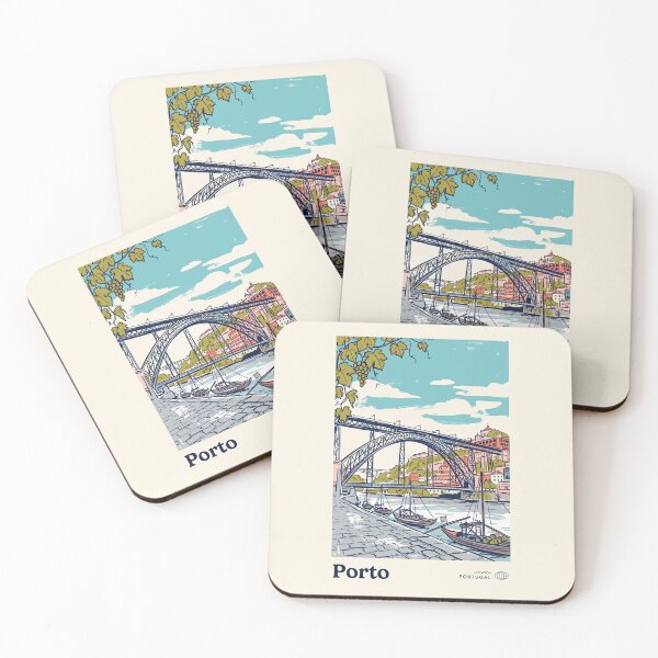 Item preview, Porto Vintage Retro Portugal Travel designed and sold by RareDeerArt.