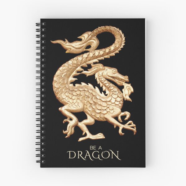 Item preview, Be A Dragon Golden Mythical Fantasy Creature Art designed and sold by Hilal-Studio.
