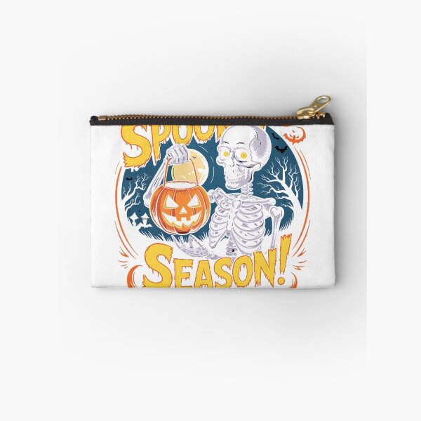 Item preview, It’s Spooky Season Skeleton Funny Halloween Pumpkin Premium Tri-Blend T-Shirt designed and sold by viinnzArt.