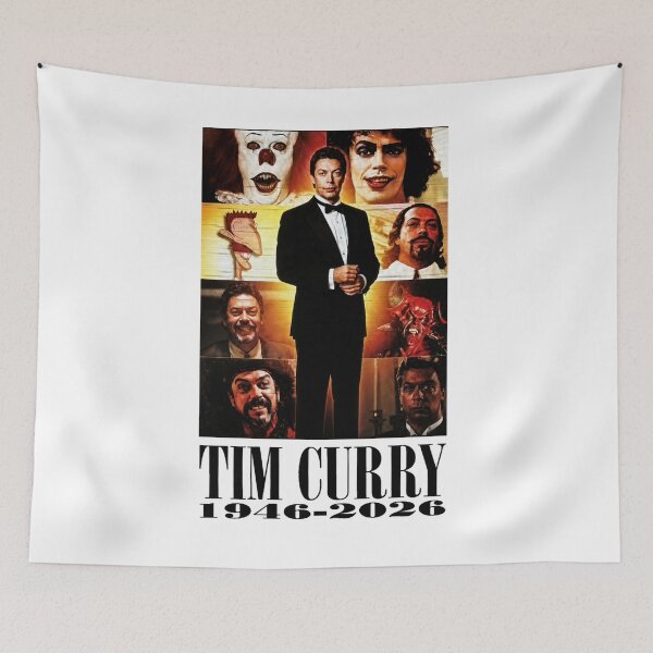 Item preview, Frank N Furter Red Lips, RIP Tim Curry Memorial, 1946 2026 Tim Curry Tribute, The Rocky Horror Picture Show designed and sold by MaryBecky.