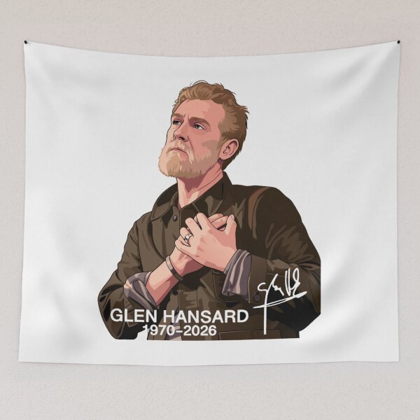 Item preview, Glen Hansard Oil Painting designed and sold by WhimsySpore.
