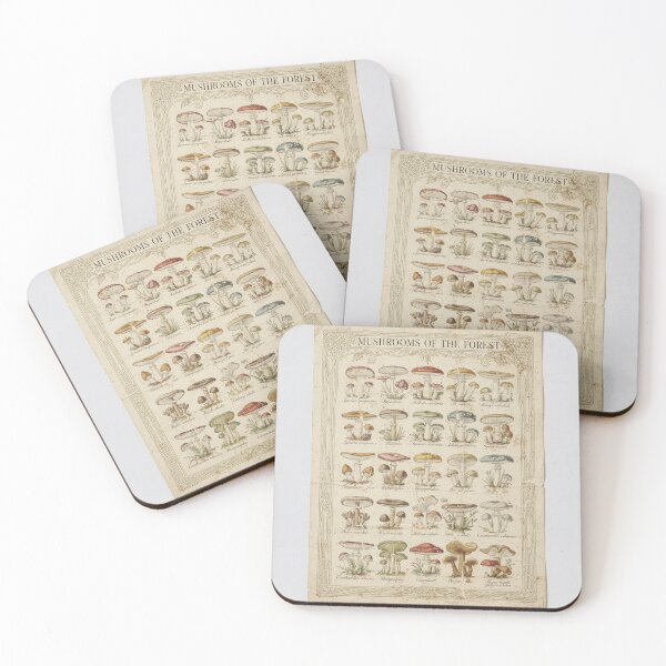 Item preview, Vintage Mushroom Identification Chart Print designed and sold by PictorialWhimsy.