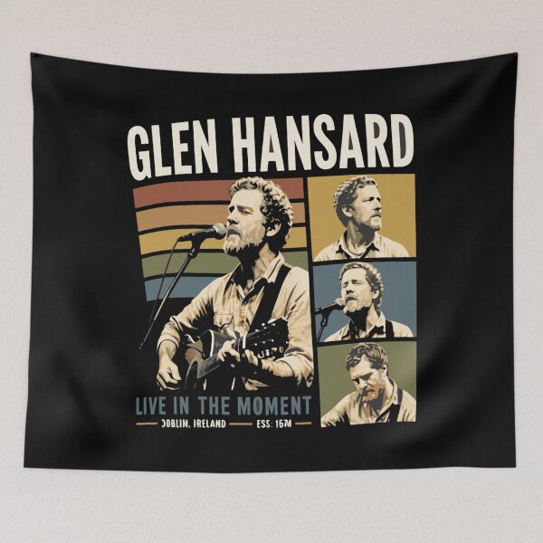 Item preview, Glen Hansard Oil Painting designed and sold by WhimsySpore.