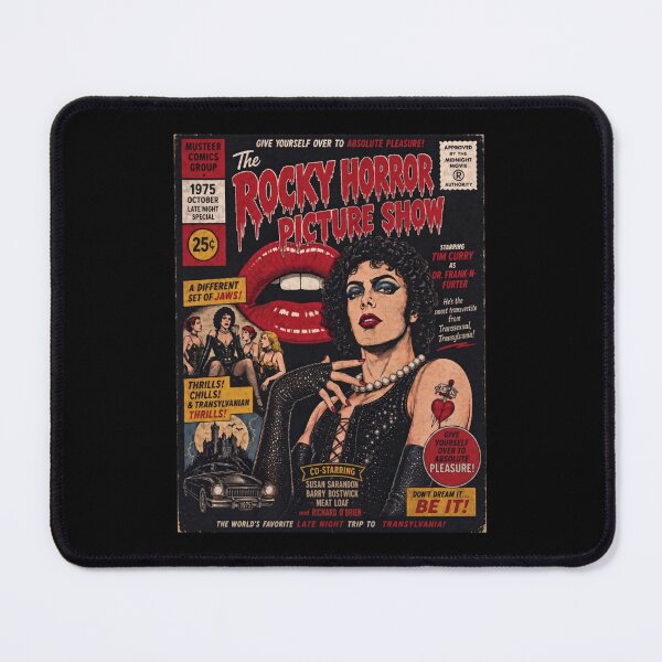 Item preview, Frank N Furter Red Lips, RIP Tim Curry Memorial, 1946 2026 Tim Curry Tribute, The Rocky Horror Picture Show designed and sold by MaryBecky.