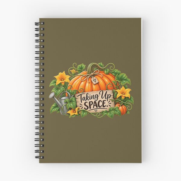 Item preview, Pumpkin Taking Up Space  designed and sold by Julie Leisure Gardening.
