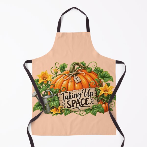 Item preview, Pumpkin Taking Up Space  designed and sold by Julie Leisure Gardening.