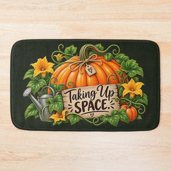 Item preview, Pumpkin Taking Up Space  designed and sold by Julie Leisure Gardening.