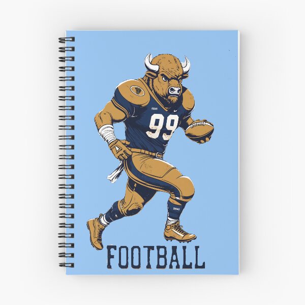 Item preview, Powerful Football Buffalo Mascot designed and sold by Structure-Blue.