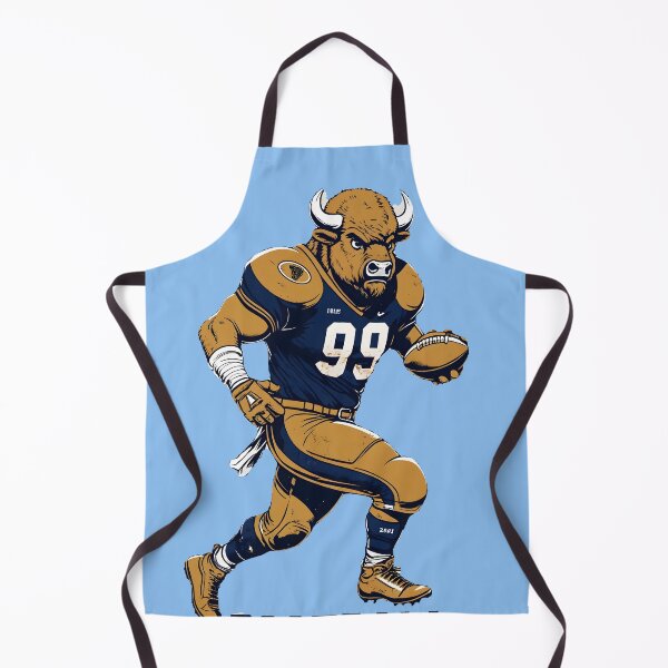 Item preview, Powerful Football Buffalo Mascot designed and sold by Structure-Blue.
