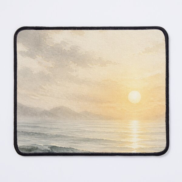 Item preview, Ocean Wave Wall Art Poster | Waves and Morning Light, Japandi Coastal Zen Decor designed and sold by LuminaKage.