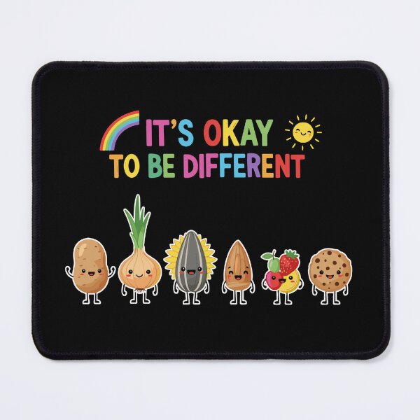 Item preview, It's Okay To Be Different Autism Acceptance Neurodiversity Diversity Inclusion designed and sold by SofiBlair.