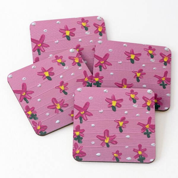 Item preview, Pink flowers designed and sold by waternymphART.