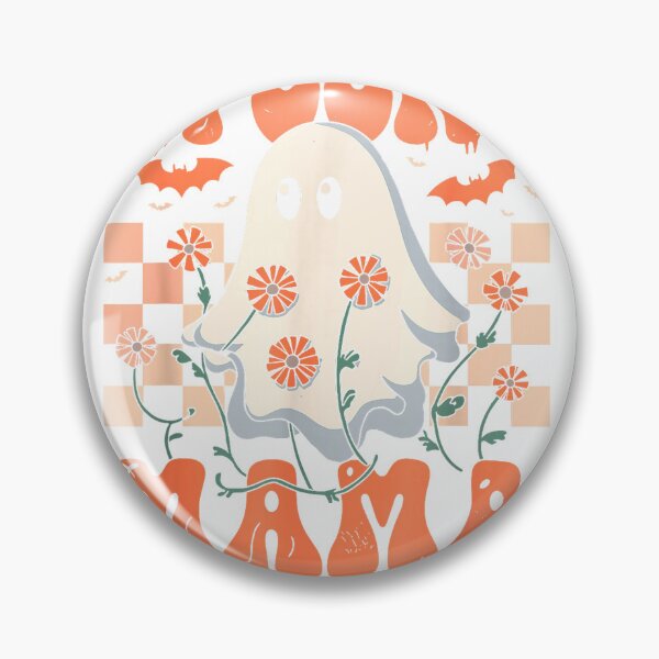 Item preview, Spooky Mama Groovy Vintage Ghost Halloween Spooky Mom Mother T-Shirt designed and sold by gidget-gadget.