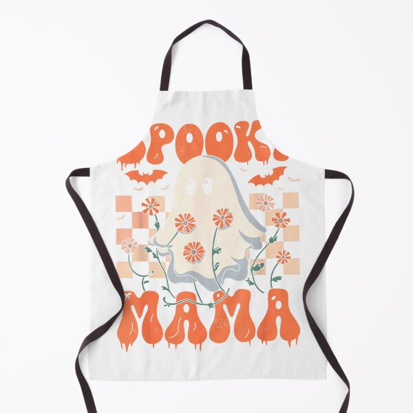 Item preview, Spooky Mama Groovy Vintage Ghost Halloween Spooky Mom Mother T-Shirt designed and sold by gidget-gadget.
