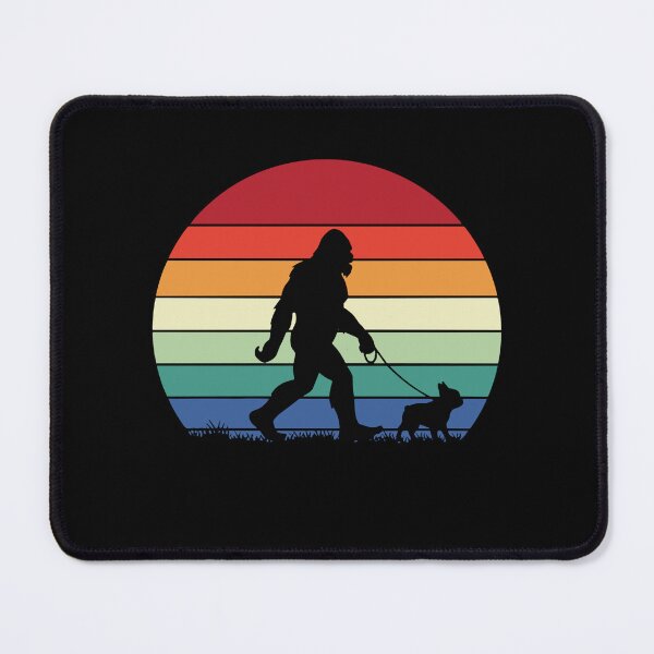 Item preview, Bigfoot Walking Dog Sasquatch Cryptid Pet Owner designed and sold by SofiBlair.