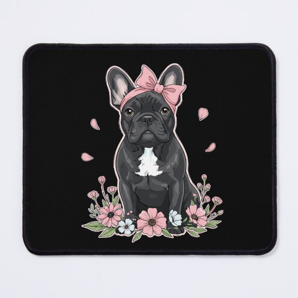 Item preview, French Bulldog Bow Flowers Dog Mom Pet Lover designed and sold by SofiBlair.