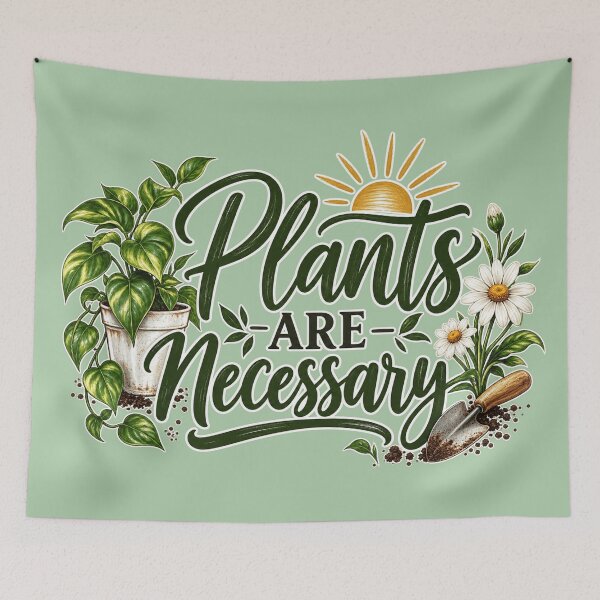 Item preview, Plants Are Necessary designed and sold by Julie Leisure Gardening.