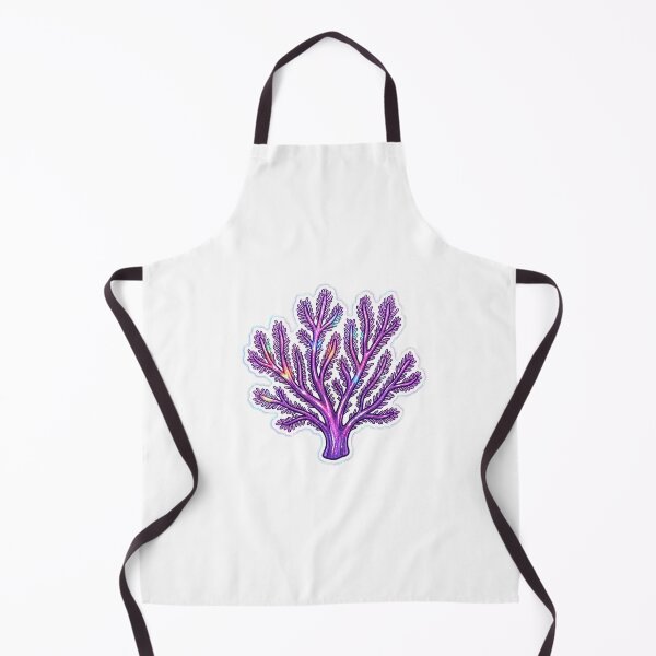 Item preview, Purple Sea Plume Gorgonian Coral Reef Illustration designed and sold by KenworksDigital.