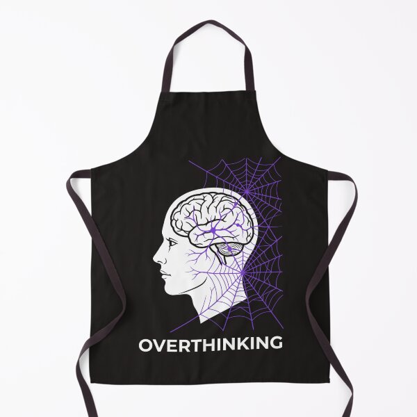 Item preview, Overthinking Brain Web Art - Mental Health Psychology Gift designed and sold by SplashTastic.