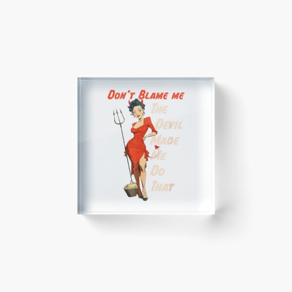 Item preview, The Devil Made Me Do It Shirt – Halloween Cartoon Devil T-Shirt designed and sold by dDariaallofthat.